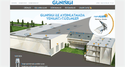 Desktop Screenshot of gunisigiaydinlatma.com